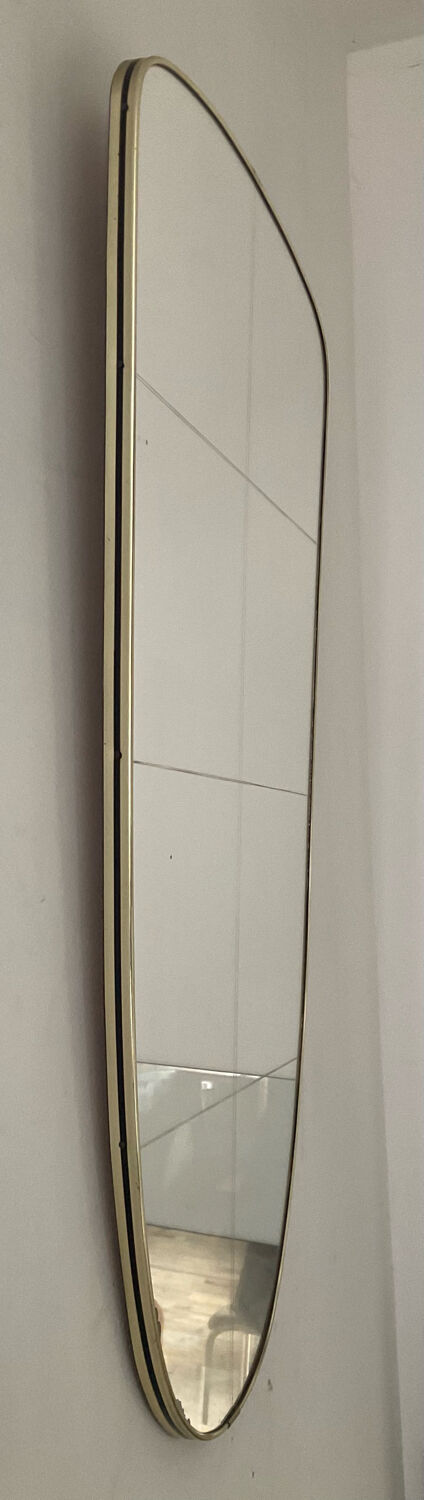 Freeform mirror 80x40cm from the 60s-70s