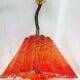 Glass pendant lamp, 1970s