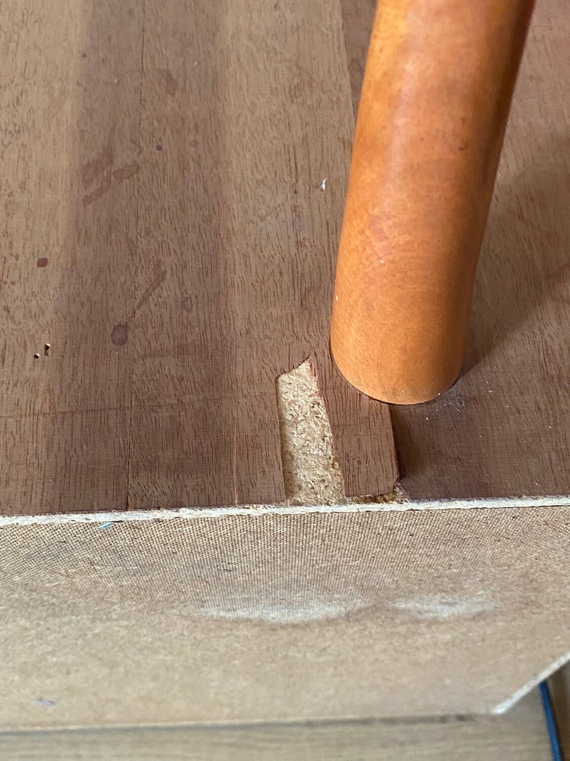 Wooden sideboard, 1950s