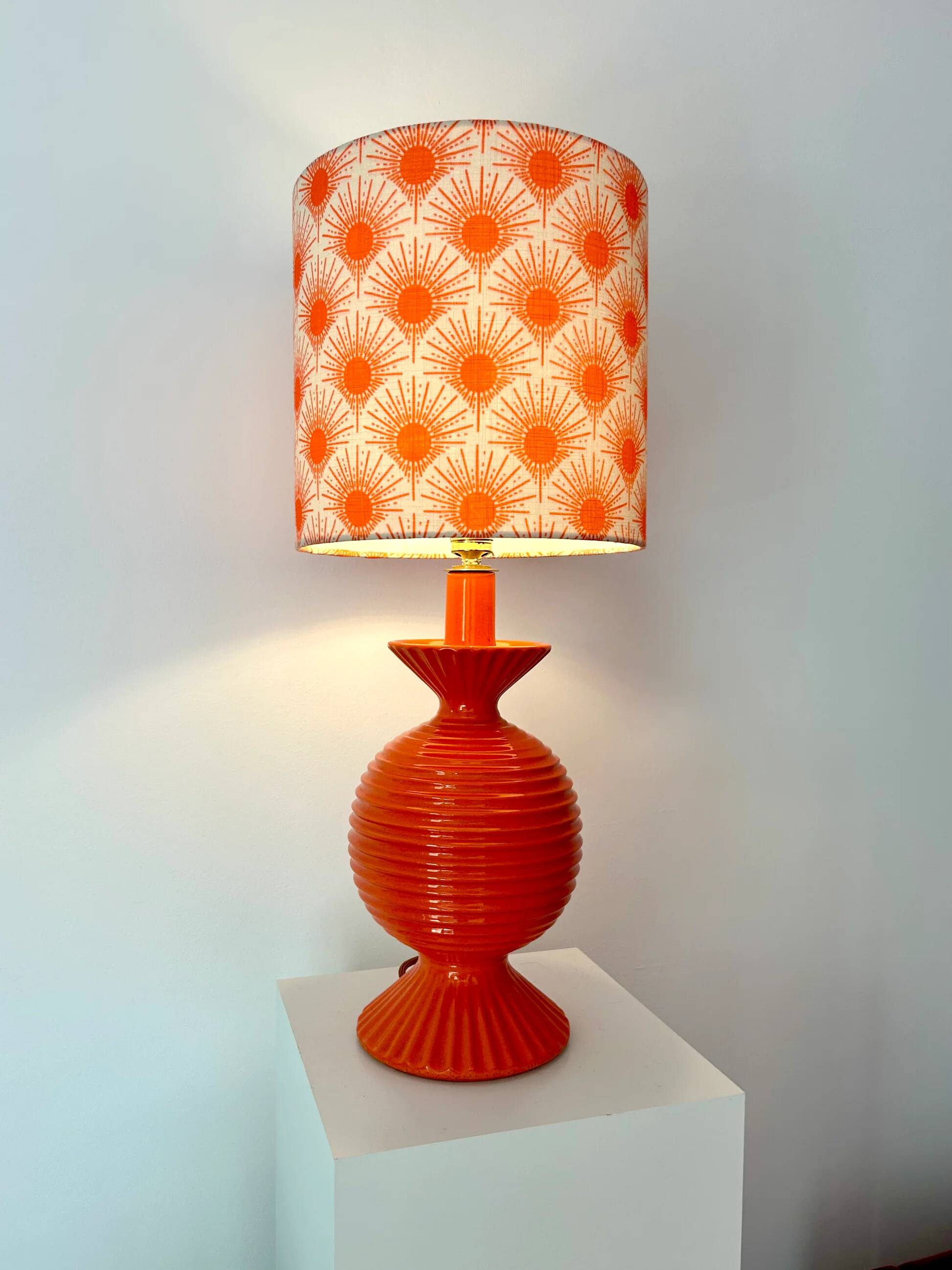 Lampe en céramique pop art – rare original des années 60/70