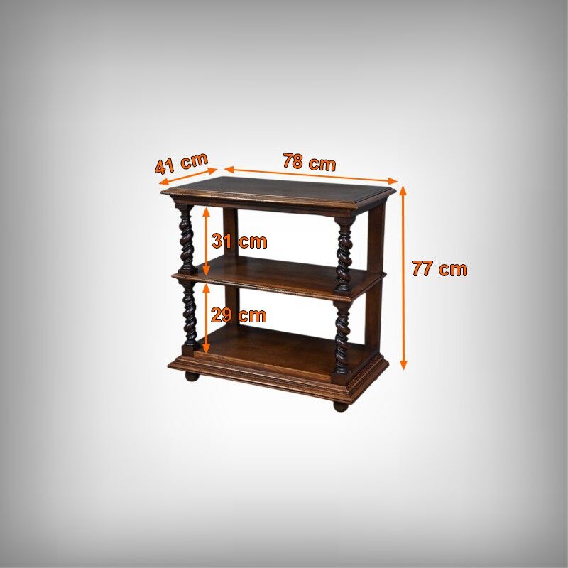 Oak serving table, Louis XIII style – early 20th century