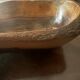 Large carved wooden bowl/trinket dish - 1950s craftsmanship