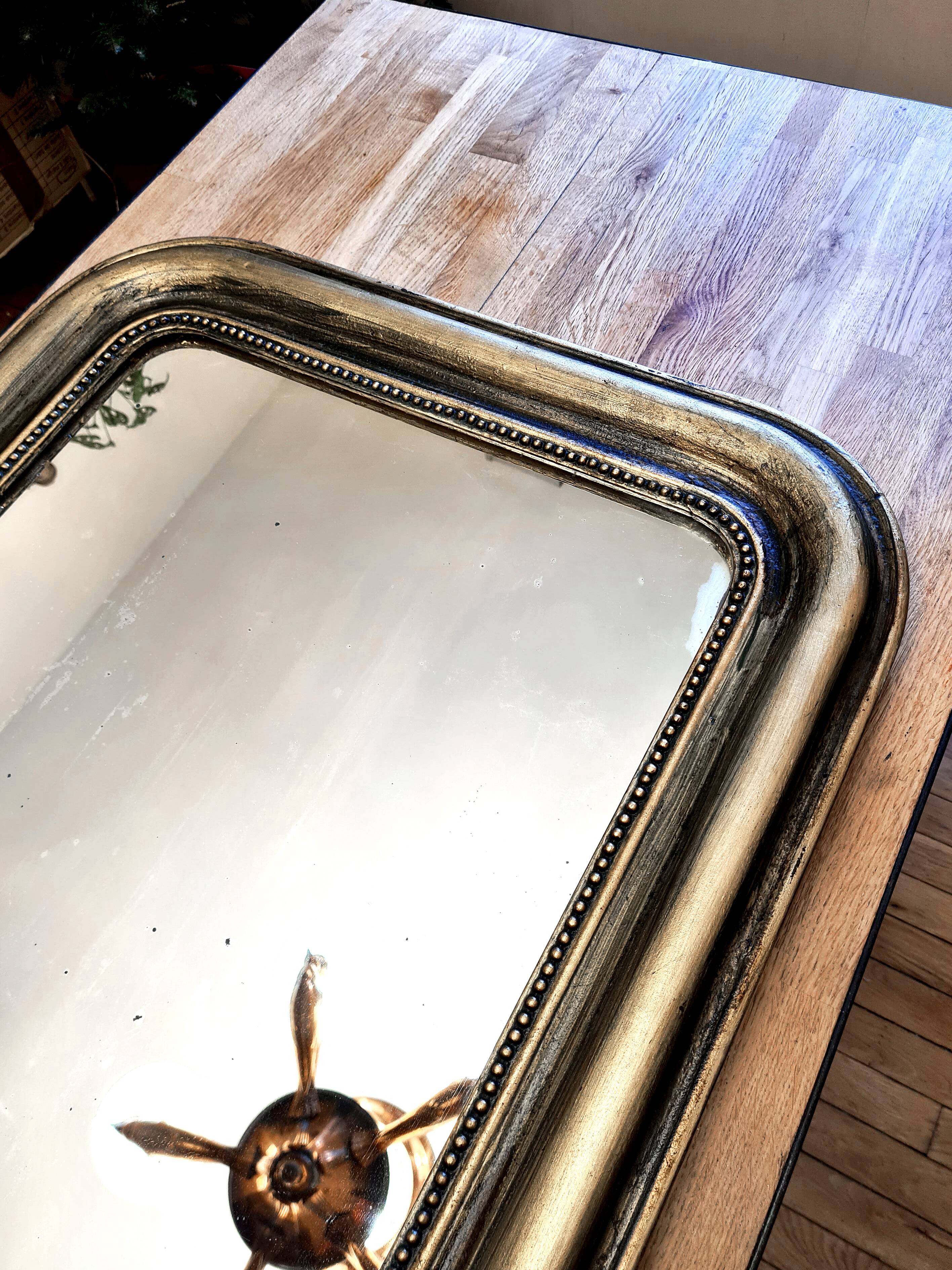 Antique Louis-Philippe mirror "Léonard"