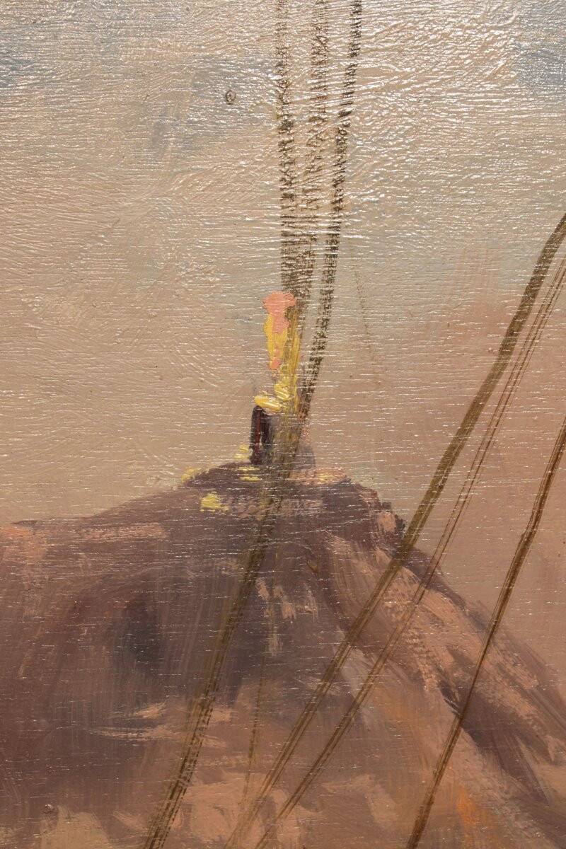 Marine painting by Guy Le Florentin - Notre-Dame de la Garde, Marseille