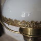 Old suspension in opaline and brass