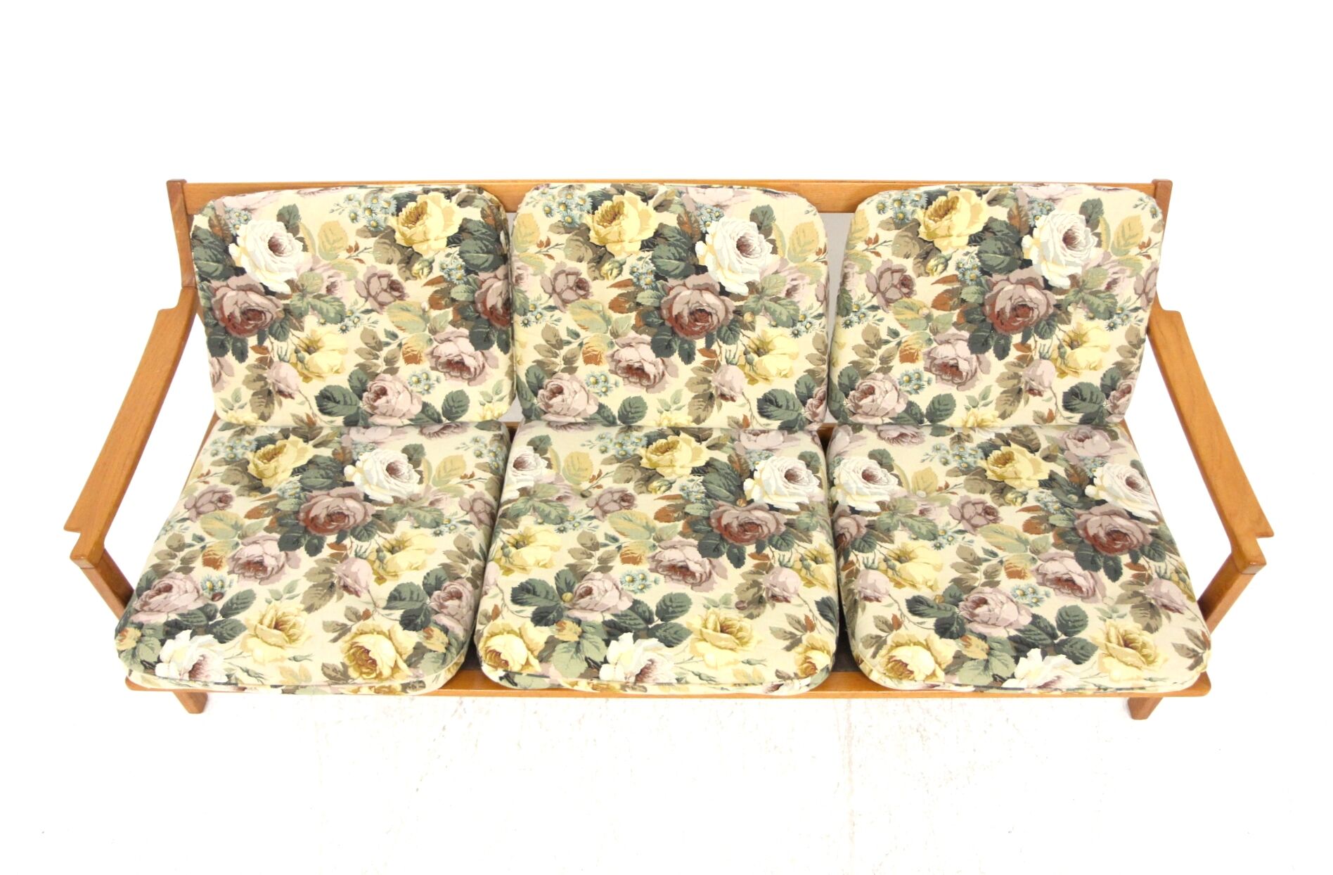 Floral sofa "Tibro" Erik Wørtz, Möbel-IKÉA, Sweden, 1960