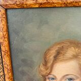 Portrait painting of a woman by R.Lefèvre