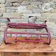 Antique curved wooden wall coat rack