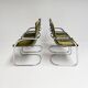 Set of 4 chrome wire chairs by Gastone Rinaldi for Rima, 1960s