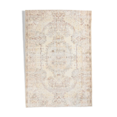 Tapis beige classique Distressed 282x193cm