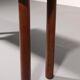 Lorenzo Burchiellaro, side table, copper and stained beechwood, Italy, 1960s.