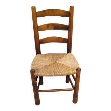 Vintage straw chair