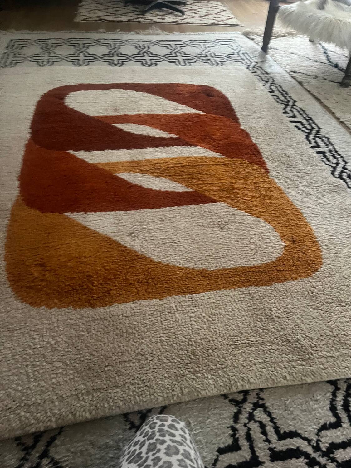 70s wool rug