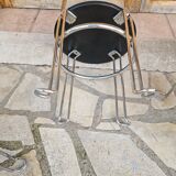 4 Scandinavian chairs by Börge Lindau