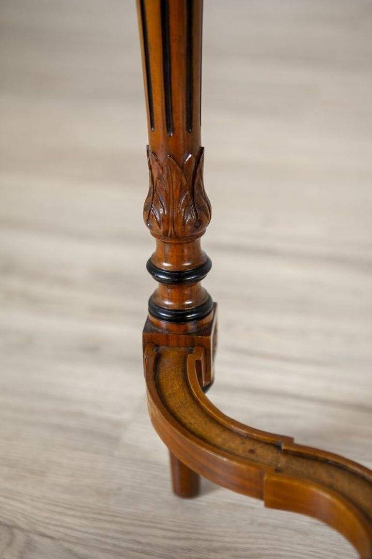 Late 19th Century Walnut Coffee Table, 1890s