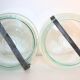 Jar old "La Lyonnaise" glass set of 2