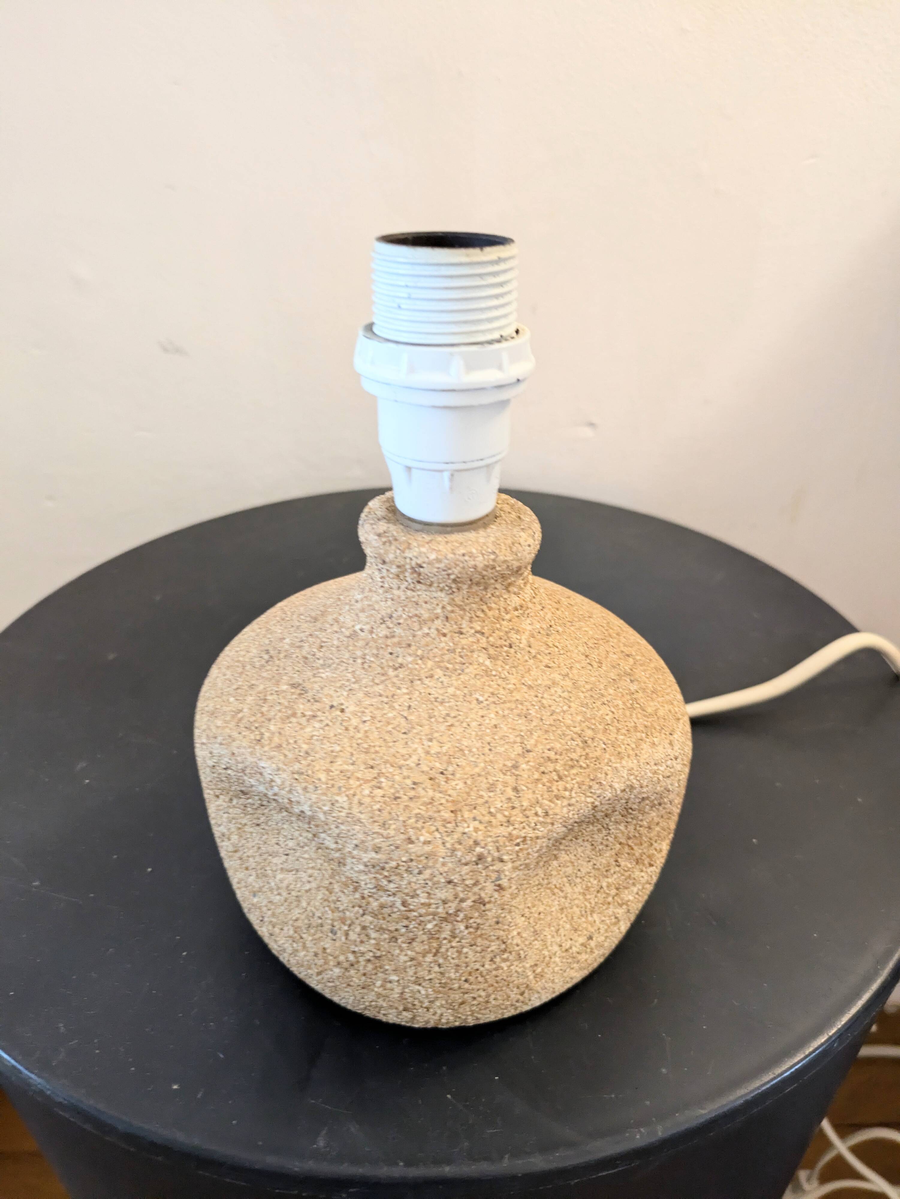 Vintage stone lamp from the 70s
