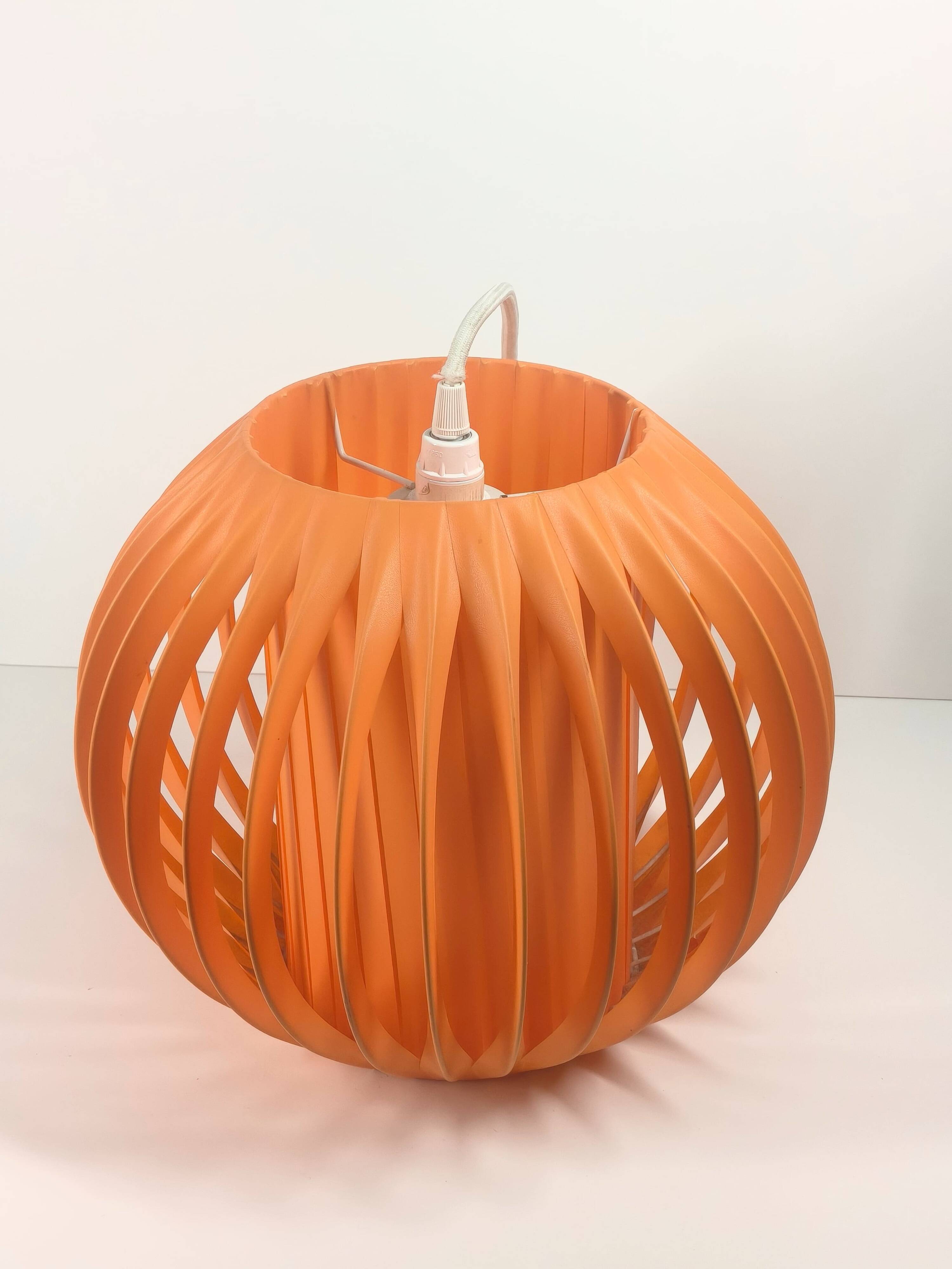 Vintage pendant lamp - Dutch design - Orange - Space Age
