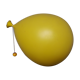 Lampe ballon design par Yves Christin pour Bilumen