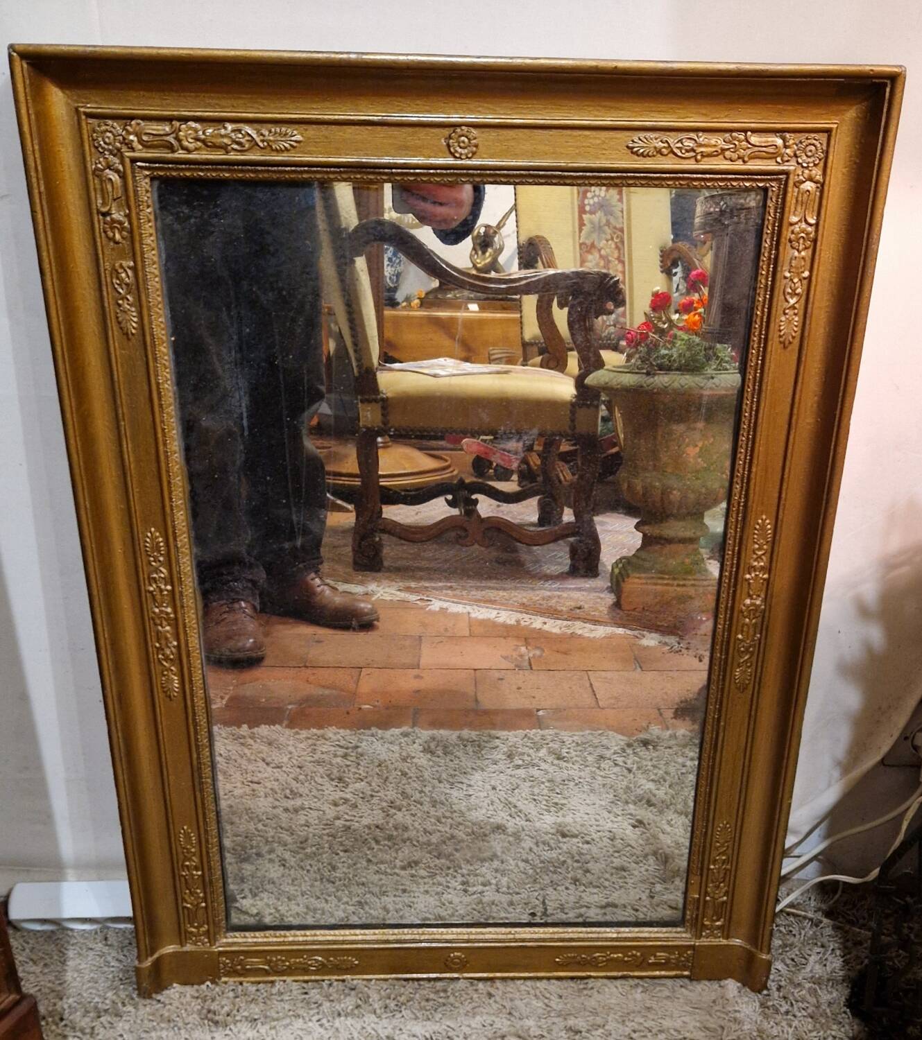 Golden mirror 19th century