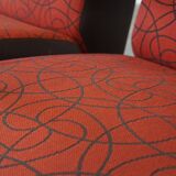 Set of 2 Leolux design armchairs model Scylla with extra back pillow