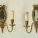 Paire d'appliques en bronze style Louis XVI Lucien Gau