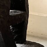 Stool / side table / African handcrafted bedside table in raw wood