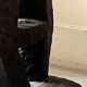 Stool / side table / African handcrafted bedside table in raw wood