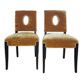 Art deco style designer chairs