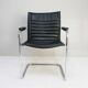 1960’s Swiss mid century modern leather desk chair