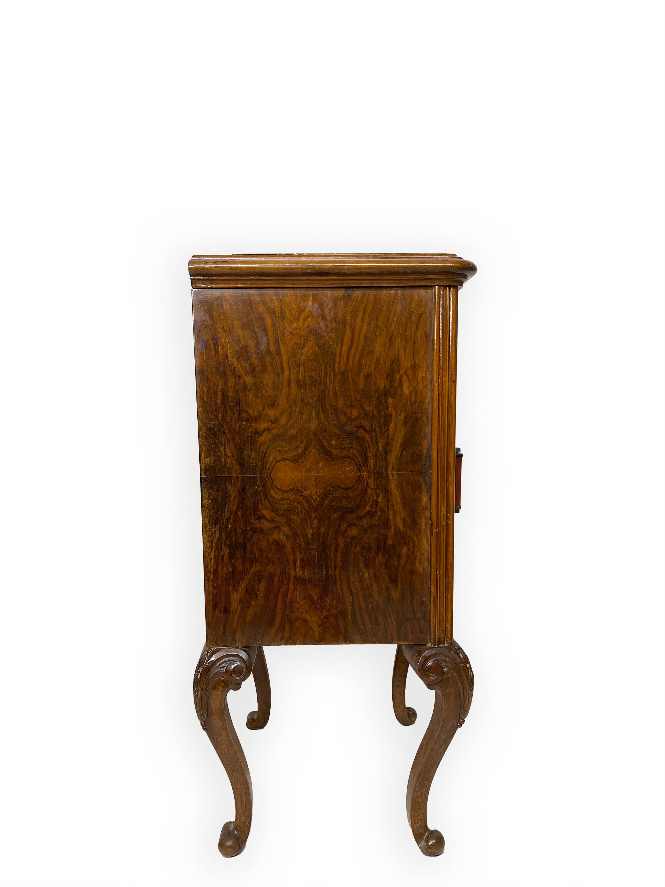 Tables de chevet italiennes en noyer, années 1930/1940