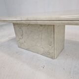 Table basse en marbre italien, années 1970