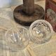 Vintage crystal apple candy box