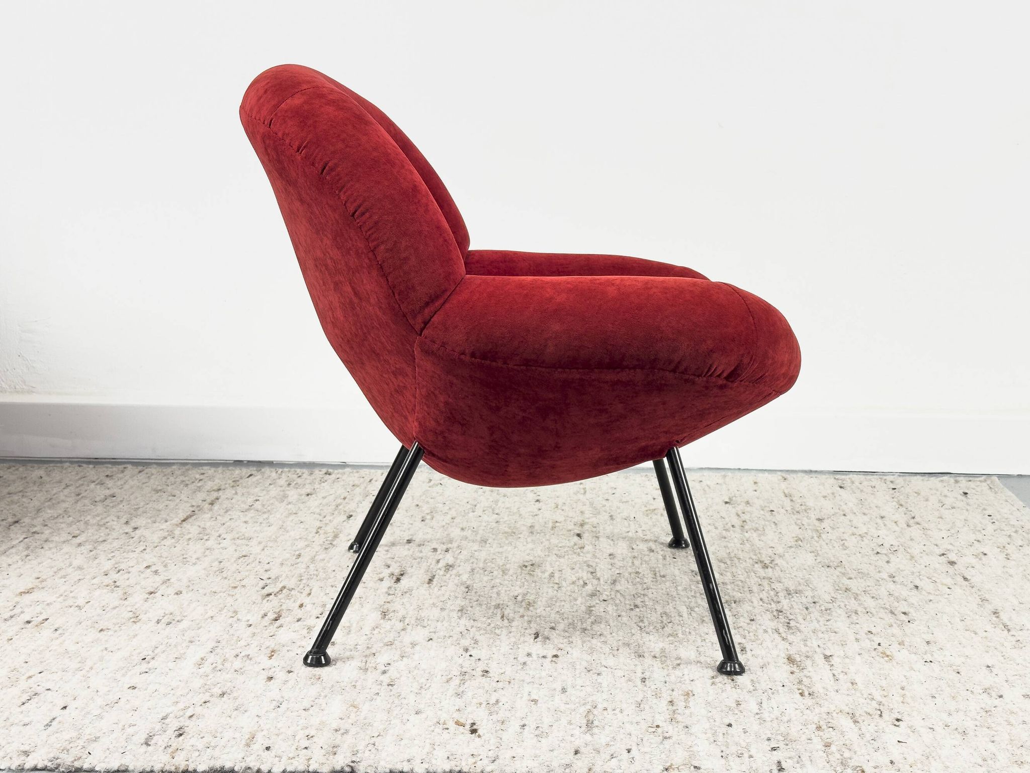 Red loungers by Fritz Neth for Correcta, 1950s, set of 2