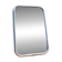 Petit miroir barbier vintage chromé 10×15 dos rouge