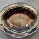 Vintage metal platter "silver on copper"