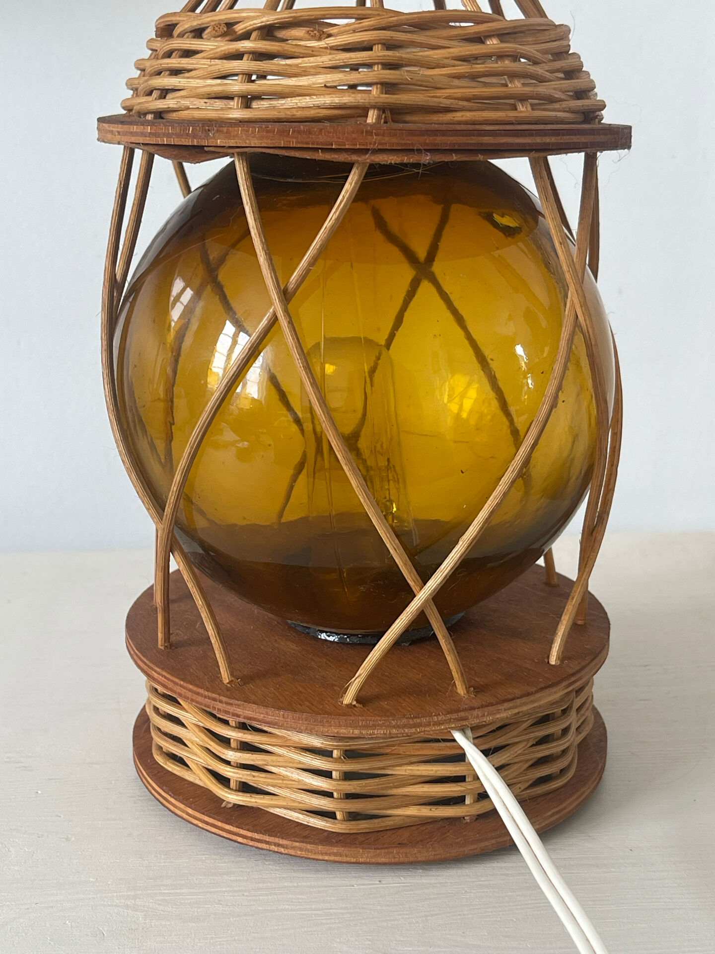 Lampe artisanale 1970