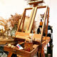 Old collapsible wooden painter's easel