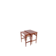 Mid-century side tables and nesting tables, in Wegner Tuck teak, Danish style.