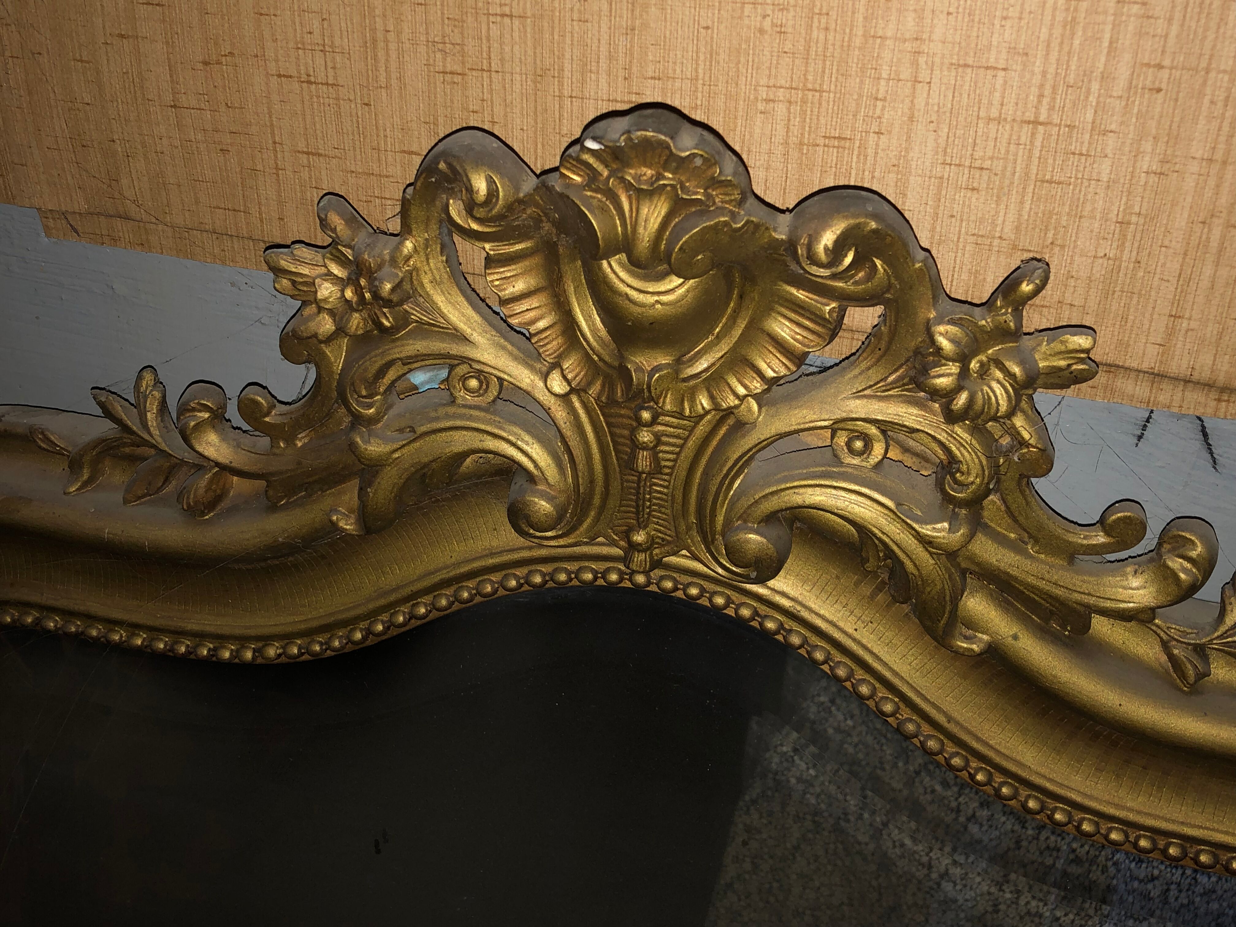 Fireplace mirror 80x125cm