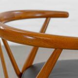 Fauteuil modèle 255 de Henning Kjaernulf pour Bruno Hansen