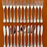 Christofle Marly model, fish cutlery, excellent condition
