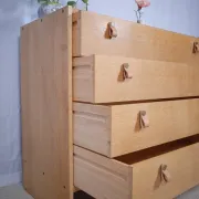 2 commodes Søborg en chêne scandinave
