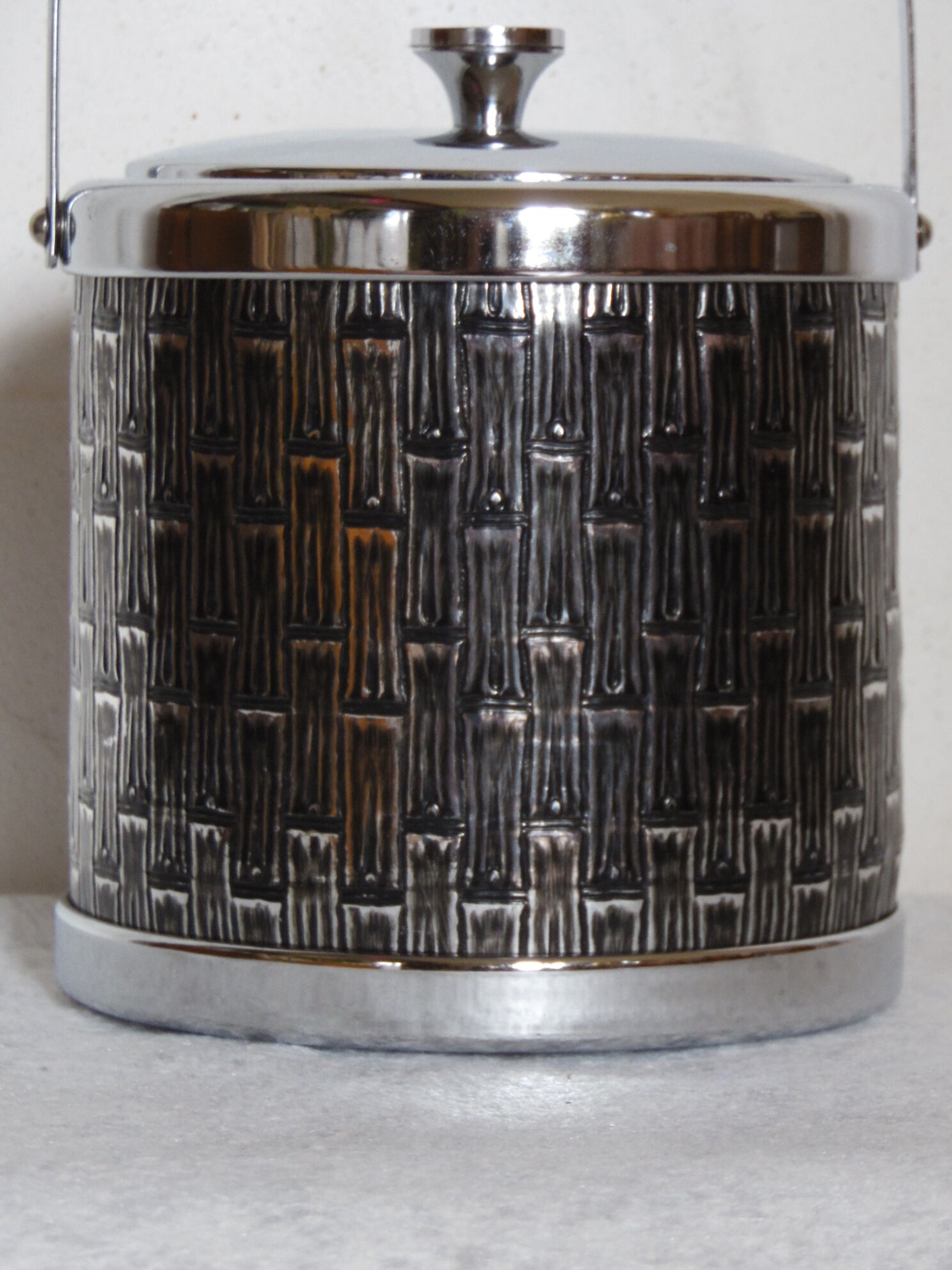 Bamboo deco ice bucket