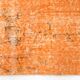 4x8 Pumpink Orange Handmade Vintage Rug, 135x247Cm SK 3194