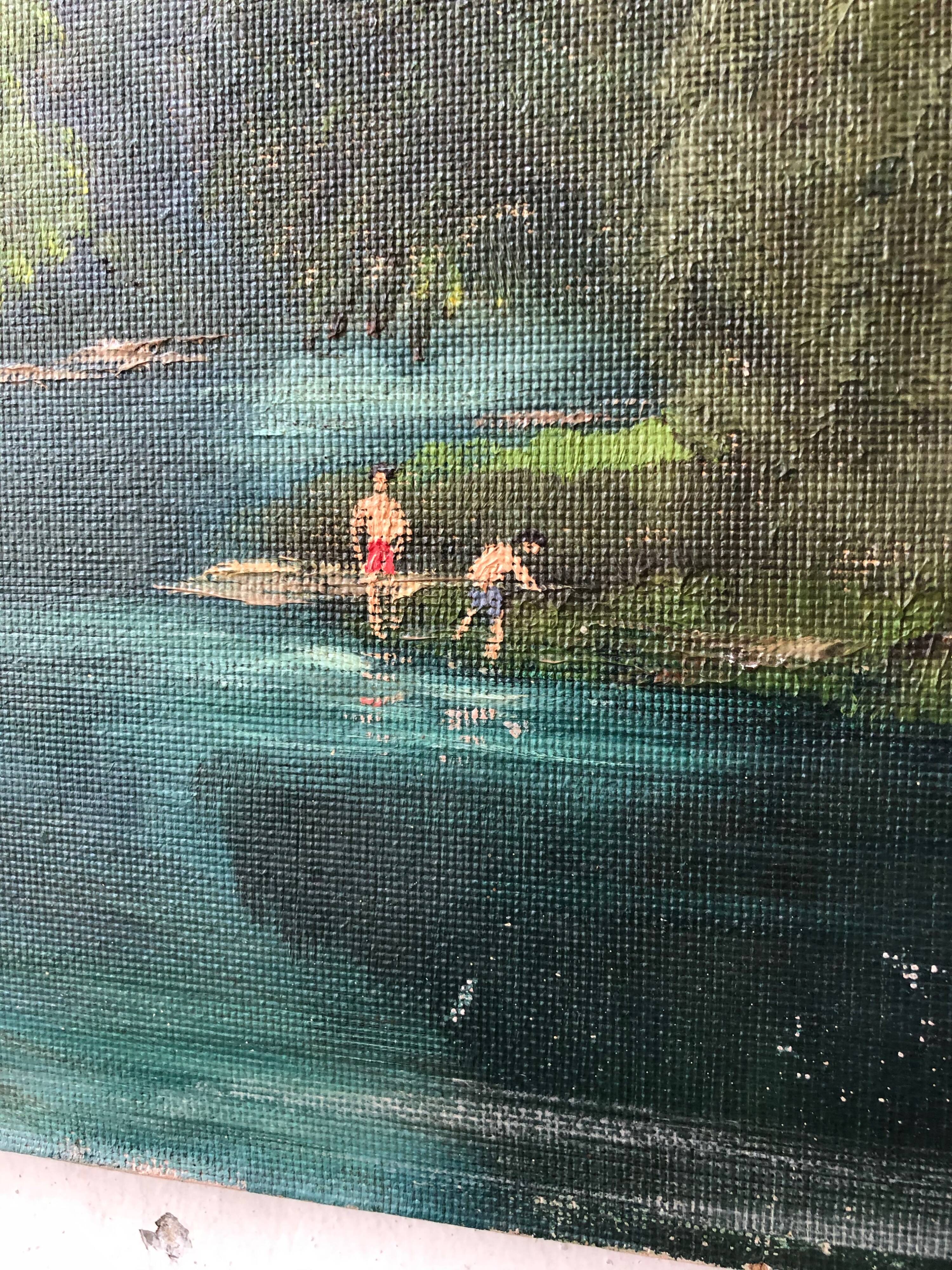 Oil painting “the Seine”