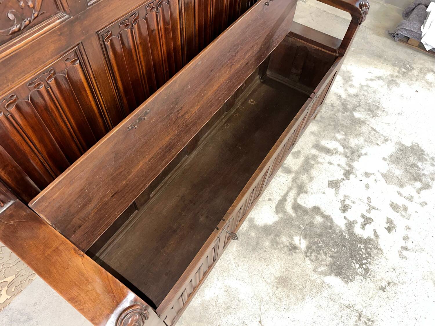 Renaissance style bank safe