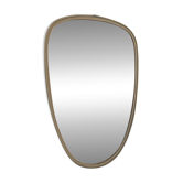 Vintage 1960 asymmetrical mirror free form - 40 x 26 cm