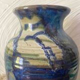 Signed ceramic vase