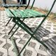 Paire de chaises de jardin vintage